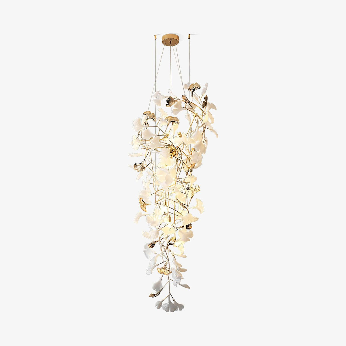Olvina Céramique Gingko Cascadant Lustre