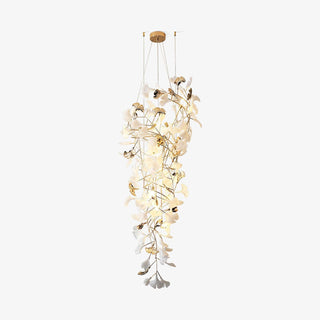 Olivia Céramique Gingko Cascadant Lustre