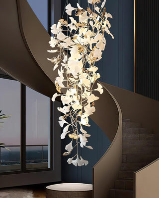 Olivia Céramique Gingko Cascadant Lustre