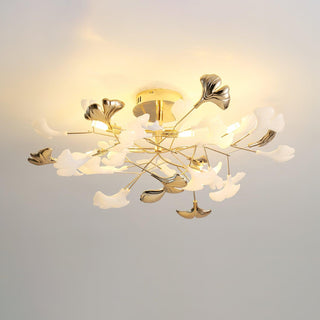 Artheel Plafonnier rotatif en céramique Gingko de style nordique haut de gamme