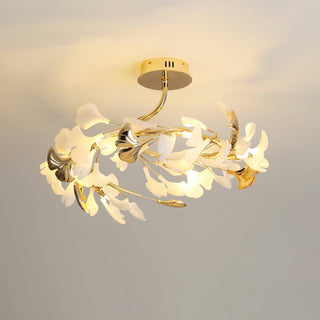 Artheel Plafonnier rotatif en céramique Gingko de style nordique haut de gamme