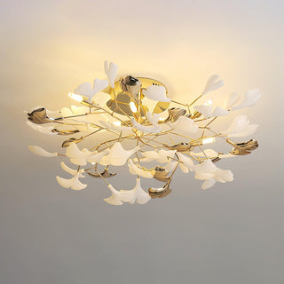 Artheel Plafonnier rotatif en céramique Gingko de style nordique haut de gamme