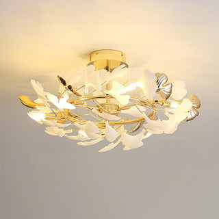 Artheel Plafonnier rotatif en céramique Gingko de style nordique haut de gamme