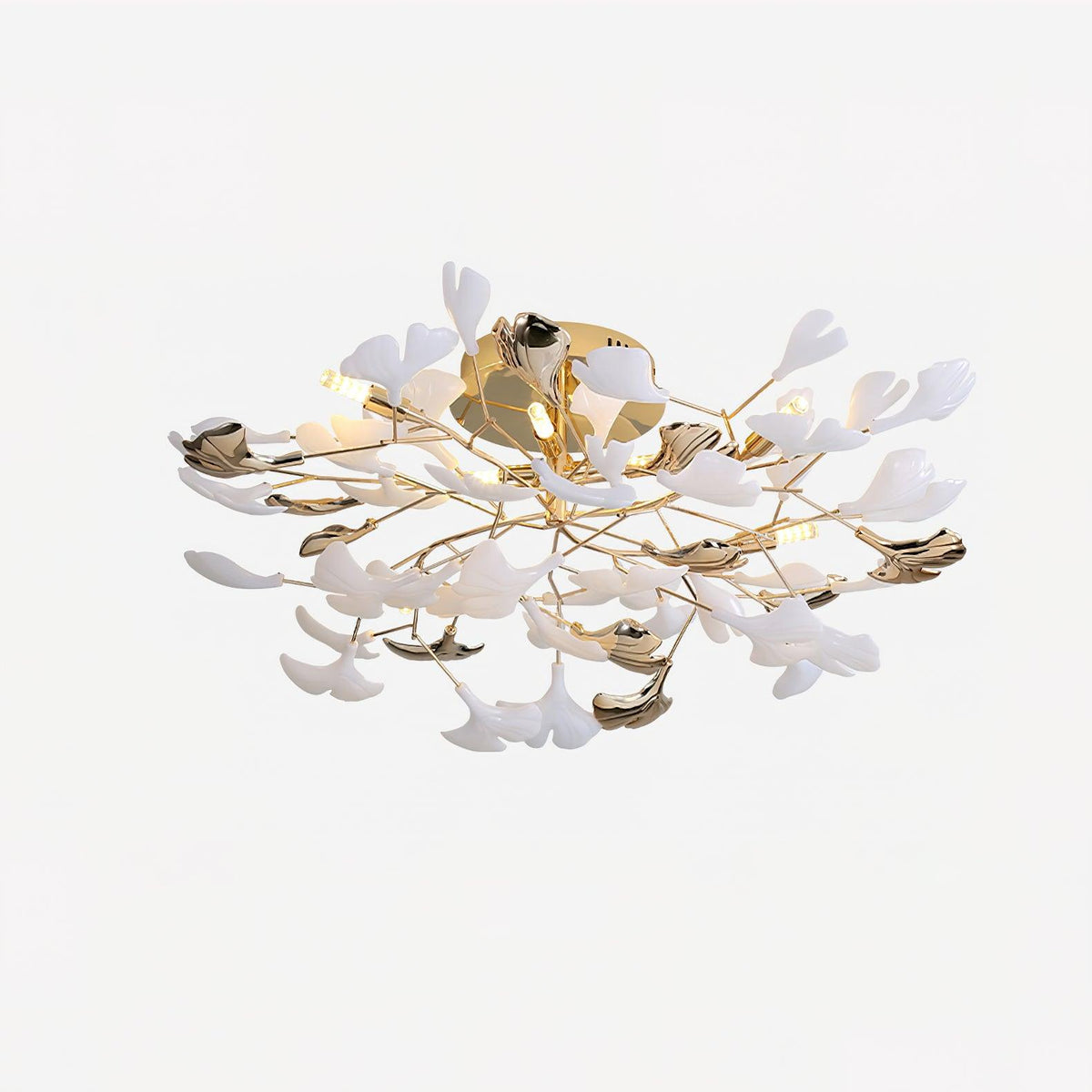 Artheel Plafonnier rotatif en céramique Gingko de style nordique haut de gamme