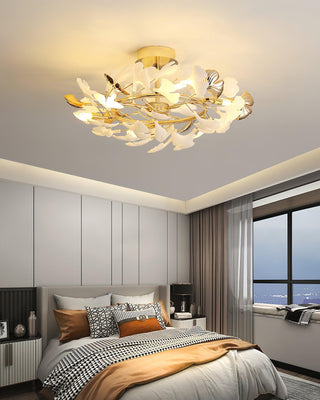 Artheel Plafonnier rotatif en céramique Gingko de style nordique haut de gamme