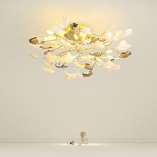 Artheel Plafonnier rotatif en céramique Gingko de style nordique haut de gamme