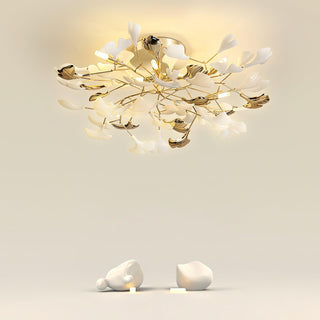 Artheel Plafonnier rotatif en céramique Gingko de style nordique haut de gamme