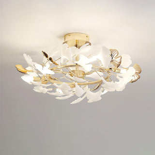 Artheel Plafonnier rotatif en céramique Gingko de style nordique haut de gamme