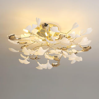 Artheel Plafonnier rotatif en céramique Gingko de style nordique haut de gamme
