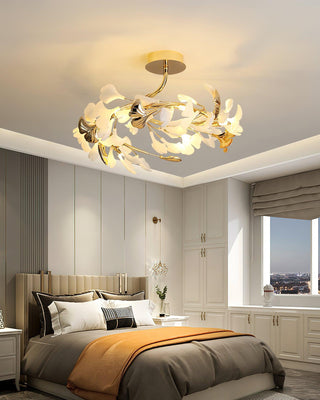 Artheel Plafonnier rotatif en céramique Gingko de style nordique haut de gamme