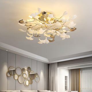 Artheel Plafonnier rotatif en céramique Gingko de style nordique haut de gamme