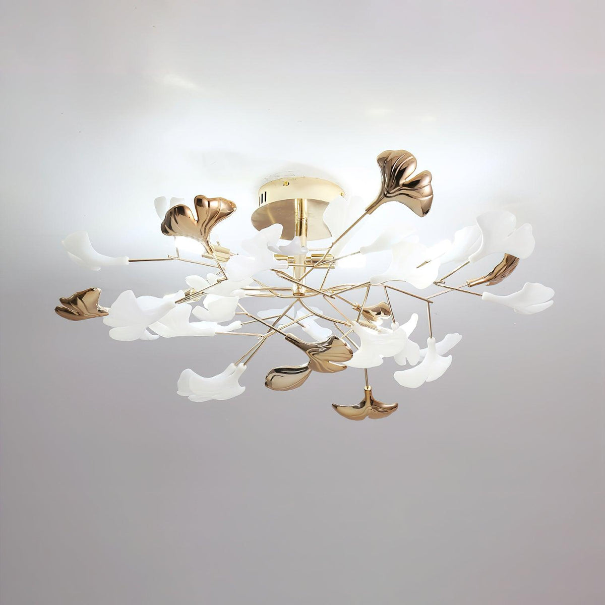 Artheel Plafonnier rotatif en céramique Gingko de style nordique haut de gamme