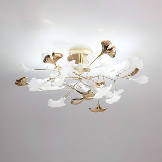 Artheel Plafonnier rotatif en céramique Gingko de style nordique haut de gamme