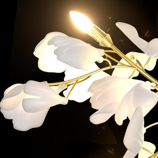 Lustra Applique Murale Fleurs de Ginkgo en Laiton