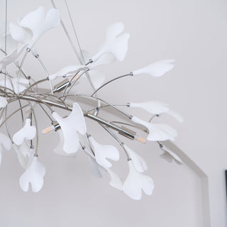 Arux Lustre Ginkgo Art Déco Courbé Vers le Bas