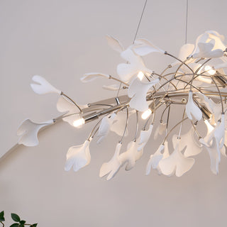 Arux Lustre Ginkgo Art Déco Courbé Vers le Bas
