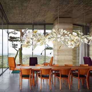 Olivia Céramique Gingko Feuille Lustre
