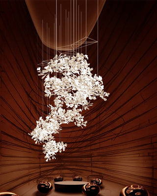 Olivia Céramique Gingko Feuille Lustre