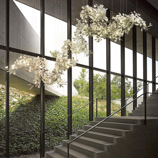 Olivia Céramique Gingko Feuille Lustre