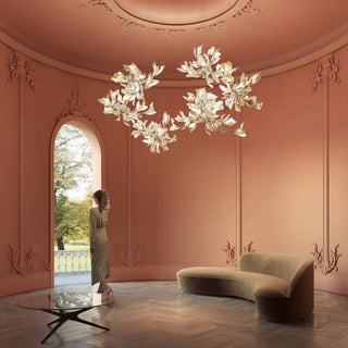 Olivia Céramique Gingko Feuille Lustre