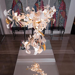 Olivia Céramique Gingko Feuille Lustre