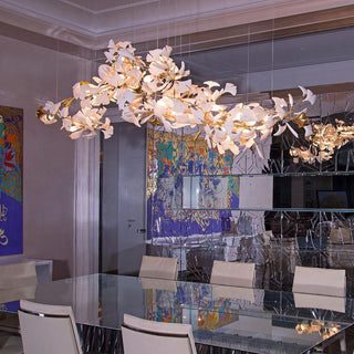 Olivia Céramique Gingko Feuille Lustre