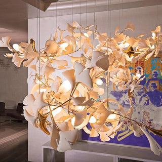 Olivia Céramique Gingko Feuille Lustre