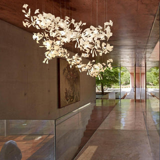 Olivia Céramique Gingko Feuille Lustre