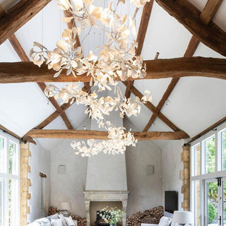 Olivia Céramique Gingko Feuille Lustre