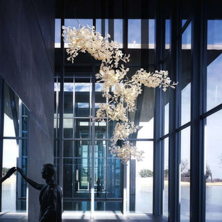 Olivia Céramique Gingko Feuille Lustre