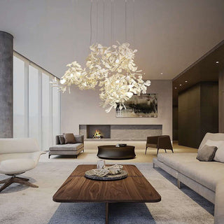 Olivia Céramique Gingko Feuille Lustre
