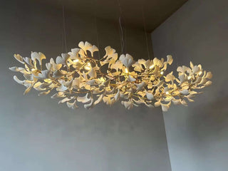 Olivia Céramique Gingko Feuille Lustre