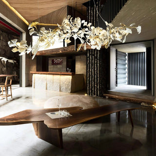 Olivia Céramique Gingko Feuille Lustre