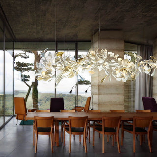 Olivia Céramique Gingko Feuille Lustre