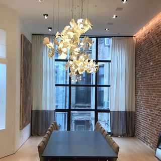 Olivia Céramique Gingko Feuille Lustre