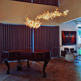 Olivia Céramique Gingko Feuille Lustre