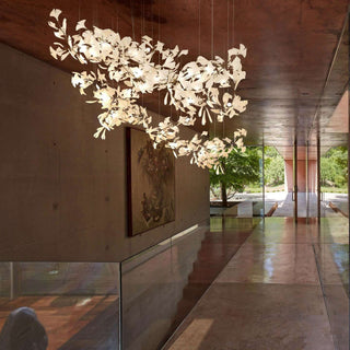 Olivia Céramique Gingko Feuille Lustre
