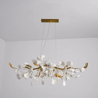 Olivia Lustre linéaire en céramique Gingko