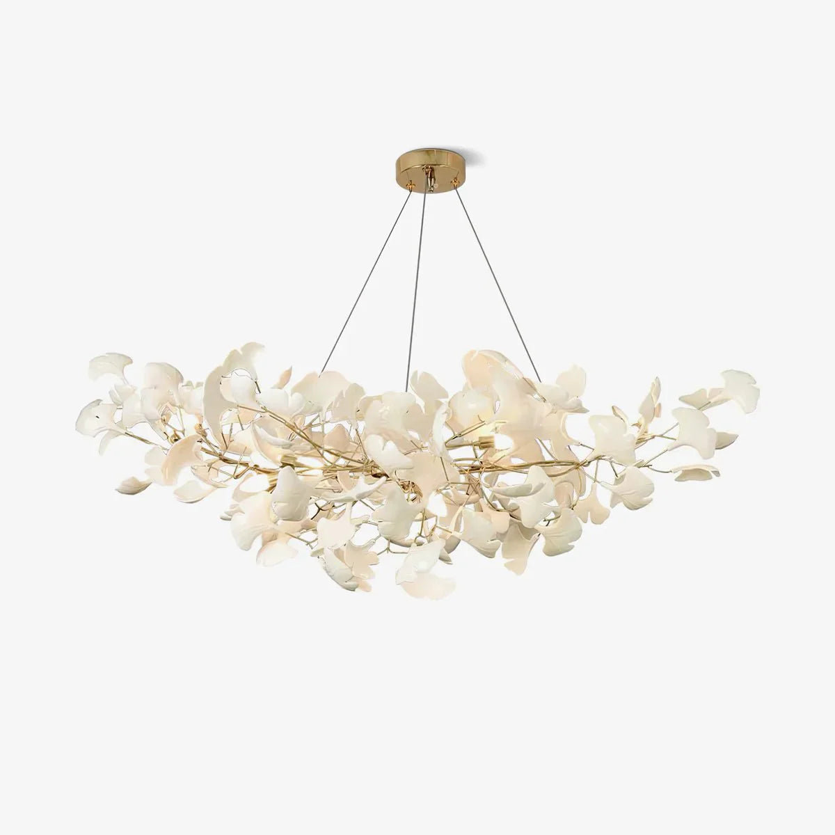 Metr Lustre de Luxe en Céramique pour Salon en Forme d’Arc en U