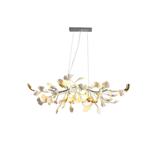 Olivia Lustre linéaire en céramique Gingko