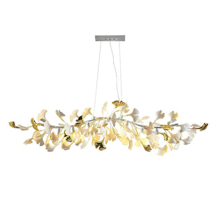 Olivia Lustre linéaire en céramique Gingko