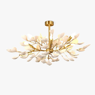 Olivia Lustre en Céramique Ginkgo Art Feuilles