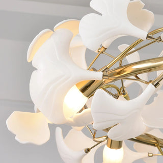 Olivia Céramique Gingko Feuille Lustre