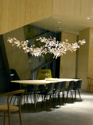 Olivia Céramique Gingko Feuille Lustre