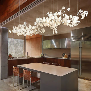 Olivia Céramique Gingko Feuille Lustre