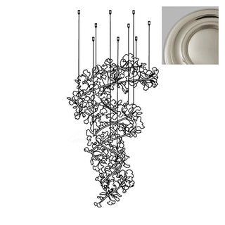 Eloria Lustre Cascade Florale Spirale Élégante-Luire