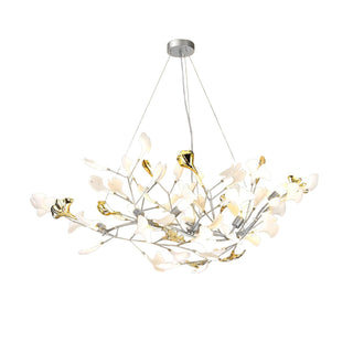 Veveno Lustre Gingko S Pétales Céramiques Laiton