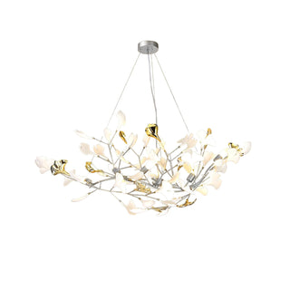 Veveno Lustre Gingko S Pétales Céramiques Laiton