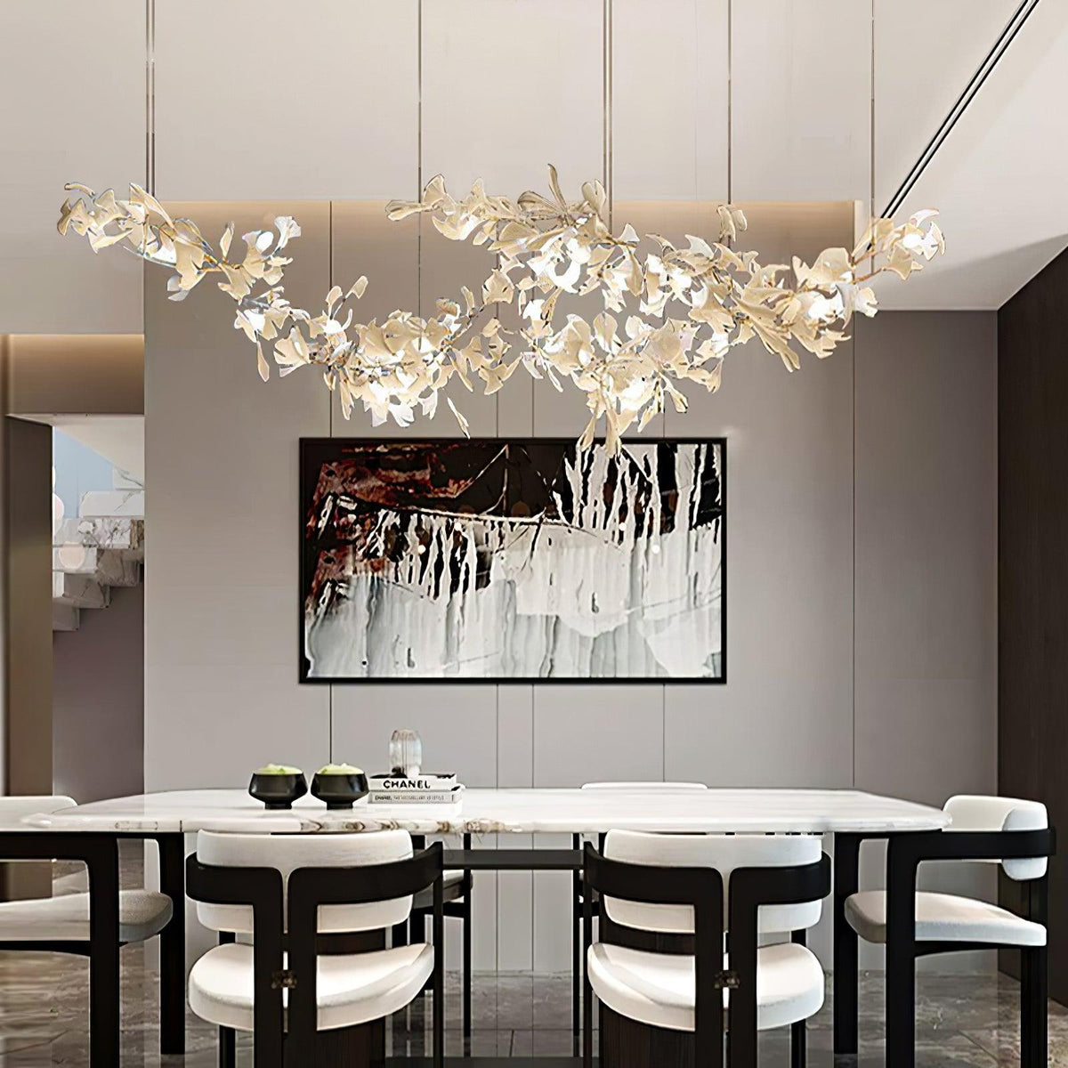 Olvella Lustre en Céramique Ginkgo