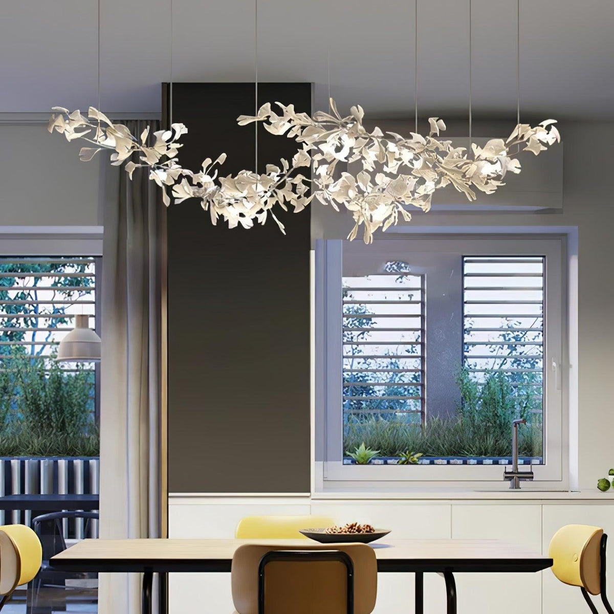 Olvella Lustre en Céramique Ginkgo
